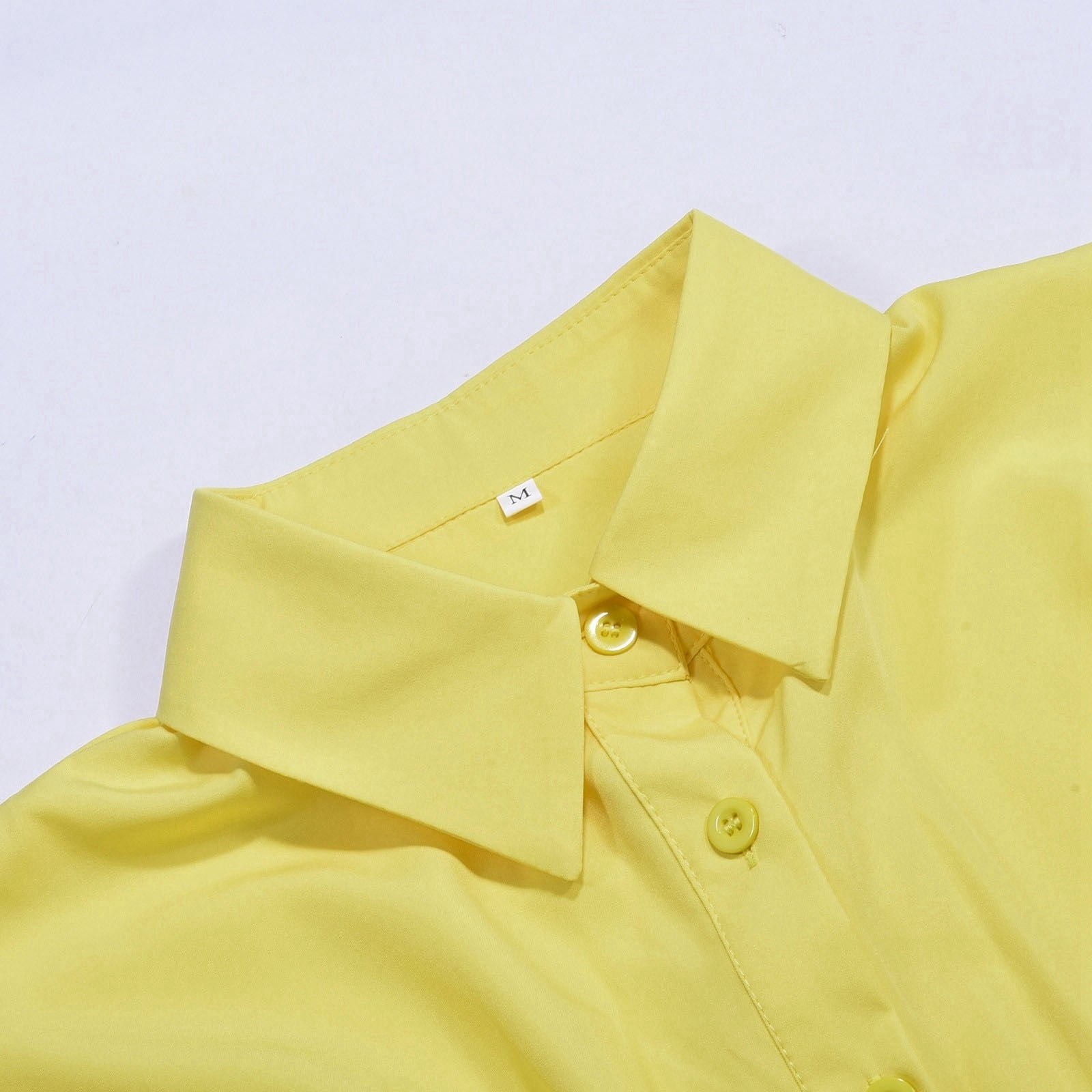 Jamsmile Women Shirt Dress Summer Casual Button Down Solid Color Short Sleeve Belted Shirts Dress Elegant Loose Midi Dress Clothes