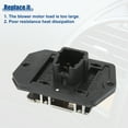 thumbnail image 4 of HVAC Blower Motor Resistor Replacement Fit for Toyota Celica 87138-20360 Black Silver Tone, 4 of 6