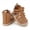 Brown, variant on 2PCS Baby Girls Princess Shoes with Hair Band, Infant Non-Slip Soft Sole Cute Shoes
