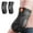 Black, variant on Caspe 2-Pack Elbow Compression Sleeves for Men & Women, Non-Slip Arm Support for Sports, Tendon Comfort & Everyday Use – Breathable & Durable (Black, Large)