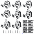thumbnail image 1 of Rouleaux de Porte de Douche Courbés, 8 Pcs Rouleaux de Porte en Verre de Douche, Roues de Porte de Douche de Rechange, pour Salle de Bain Courbée, 1 of 7