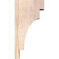 thumbnail image 3 of 3 1/2"W x 8"D x 16"H Mediterranean Smooth Corbel, Douglas Fir, 3 of 9