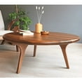 thumbnail image 3 of Modholic Jasper Coffee Table - Round, Walnut, 3 of 5