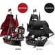 thumbnail image 2 of Bloques de construcción de barcos piratas La Perla Negra y La Venganza de la Reina Ana, juguetes para niños, regalos, compatibles con MOC 4195 4184, 2 of 5