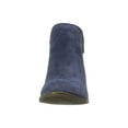 thumbnail image 4 of Lucky Brand Basel Ankle Bootie Bright Blue Suede Navy Ankle Booties (9), 4 of 6