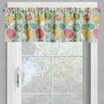 thumbnail image 2 of Ambesonne Easter Window Valance, Floral Ornamental Egg Forms, 54" X 18", Multicolor, 2 of 5