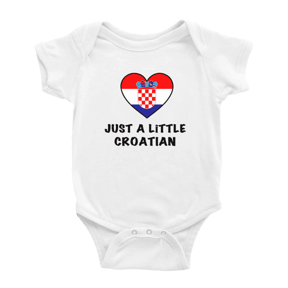 Just A Little Croatian Cute Baby Clothing Bodysuits