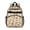 Mushroom and Species, variant on Mushroom and Species Beige Pattern Backpack for School, Cute School Bag with Adjustable Shoulder Straps and Padded Back, 15.25"x11.5"x5.25"