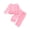 Pink, variant on Yaiqi 4T Toddler Girl Outfit Set 5T Child Girls Clothes Ruffle Long Sleeves T-shirt Top Pants 2pcs Clothing Green