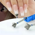 thumbnail image 3 of 2Pcs Diamond Nail Drill Bit Rotary Burr Manicure Pedicure Grinding Head Nail Cutters for Professional and Home Use, 3 of 5