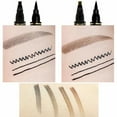 Ckulufk Double Headed Eyebrow Pencil Eyeliner Waterproof Sweat Proof
