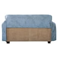 thumbnail image 3 of Innovative Textile Solutions 1-Piece Plush Damask Throw Loveseat Slipcover, Blue, 3 of 4