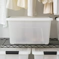 thumbnail image 5 of IRIS 32 Qt. Plastic Storage Bin with Lid, Stackable Storage Containers, Tote, 5 of 8