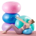 thumbnail image 2 of Donut Exercise Ball Workout Core Training Ball Swiss Stability Ball for Yoga Pilates Balance Training In Gym Office Classroom 50cm, 2 of 8