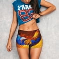 thumbnail image 3 of Naloa Colorful Rooster Biker Shorts for Women Seamless Scrunch Short Women’s Yoga Shorts for Gym Running Sport Shorts - X-Large, 3 of 9
