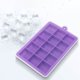 thumbnail image 4 of Bandejas de silicona para cubitos de hielo TUWABEII,moldes flexibles de silicona de fácil liberación,15 cubitos,máquina de hielo reutilizable para congelador,whisky,cócteles,café,comida para bebés, 4 of 8