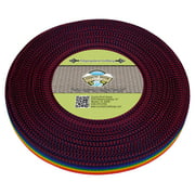 Country Brook Design® 1 inch Rainbow Polypropylene Webbing, 50 Yards