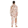 thumbnail image 7 of IAUYY Unisex Adult Onesie Pajamas Ultra-Soft Crystal-Soft Fabric, Halloween Adult Onesie Pajamas Adults,With a Zipper Plus Size Onesie Pajamas, Watercolor Gingerbread Man Pattern, 7 of 7