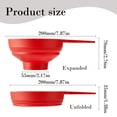 1 Pc Wide Mouth Canning Funnel with Handle, 2.76X7.87