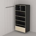 thumbnail image 4 of Prepac HangUps 36" Large Wooden Garage Storage Cabinet in Black, 4 of 13