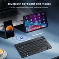 thumbnail image 4 of Teclado inalámbrico Bluetooth para Android, iOS, Windows, teclado delgado, portátil, universal, compatible con Bluetooth para iPad, tableta y teléfono, 4 of 5