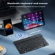 thumbnail image 4 of Teclado universal compatible con Bluetooth para Android, iOS, iPad, teclado inalámbrico portátil delgado con Bluetooth para tableta y teléfono, 4 of 5