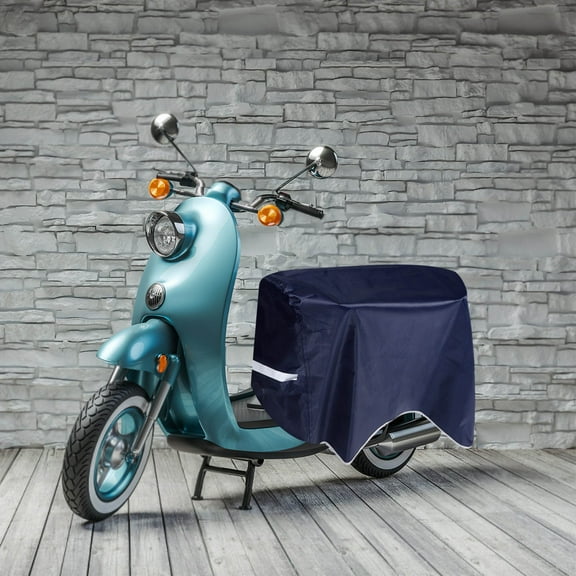 Raindrops Mobility Scooter Accessories 1Pcs Black Oxford Cloth Rain Cover for Motorbikes 65.00X50.00X25.00in