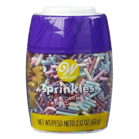 (4 Pack) Wilton Sprinkles Unicorn Mix, 2.12 oz.