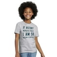 thumbnail image 4 of History Repeats Itself Dinosaur Pet Crewneck T Shirts Boy Girl Teen Brisco Brands L, 4 of 6