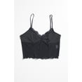 thumbnail image 4 of Ragstock Black Lace Trimmed Mesh Body Cami, 4 of 4