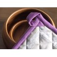 thumbnail image 4 of Pivoine 100% Cotton Set of 2 Pot Holders with Loop Heat Resistant for BBQ | Cooking | Baking | Grilling | Microwave | Barbecue | Spring/Summer (8 Inch by 8 Inch)., 4 of 8