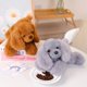 thumbnail image 5 of Simulación lindo perro acostado juguete de peluche relleno suave animal almohada adorable caricatura cachorro muñeca cumpleaños regalo de Navidad, 5 of 5