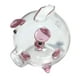 thumbnail image 1 of Hucha de cerdo de vidrio transparente, escultura de cerdo, botella de almacenamiento, banco de dinero para niños, 1 of 9