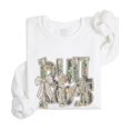 thumbnail image 5 of Bulldogs Camo Coquette Bow Sweatshirt for Women & Teens School Spirit Game Day Crewneck White Sweatshirt Medium, 5 of 7