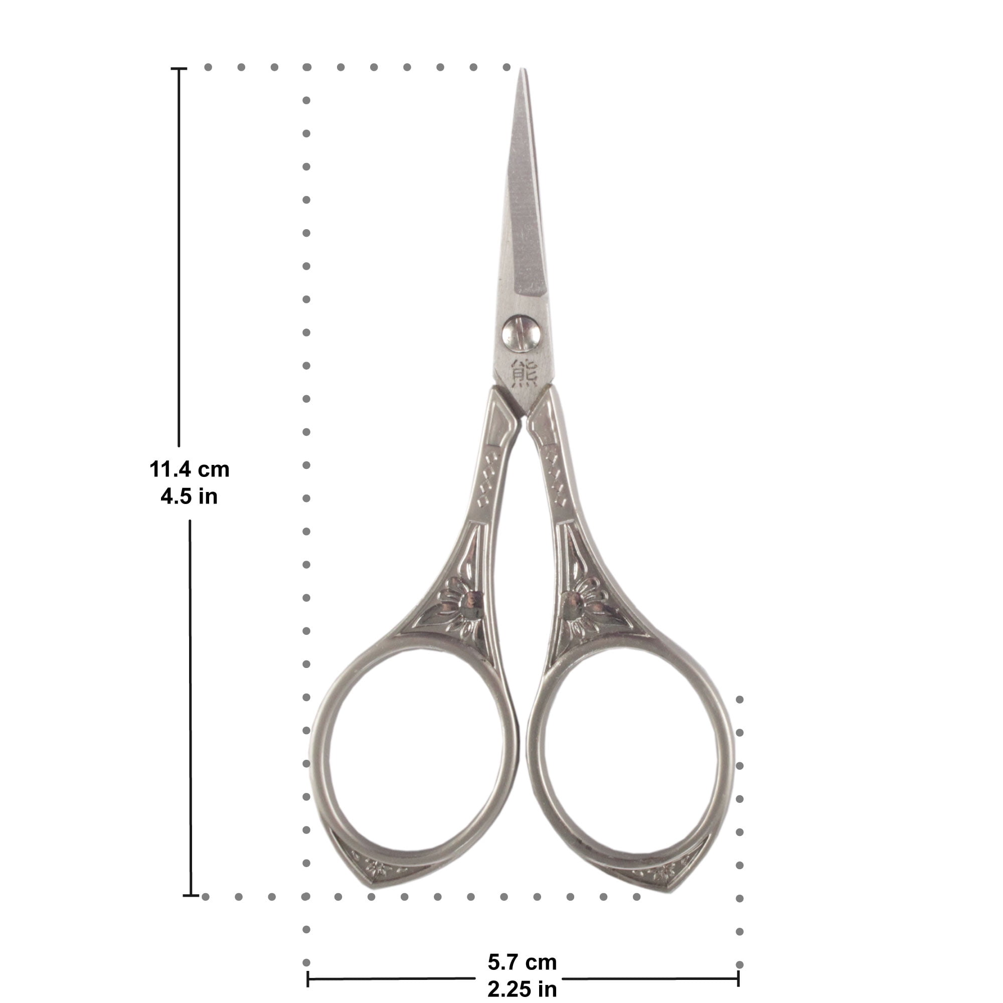JubileeYarn Heirloom Craft Embroidery Scissors w/ Decorative Cast Handles Sun Motif - cs04 Assortment