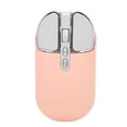 thumbnail image 2 of Ratón inalámbrico BT5.1 o 2,4 GHz, clic silencioso, DPI ajustable, batería de 500 mAh, para oficina, escuela, cafetería, viajes, color rosa, 2 of 14