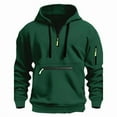 thumbnail image 3 of Afuyipoi Men's Cargo Hoodie,Lightweight Tacktical Sweatshirt Gym Sport Pullover with Multi Pockets Army Green S, 3 of 3