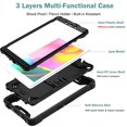 thumbnail image 2 of Dteck Case for Samsung Galaxy Tab A 8-inch SM-T290 T295 (2019 Released),3-Layers Multi-functional Case Shockproof Rubber Case Hybrid Hard Kickstand Protective Cover without Screen Protector,Black, 2 of 6