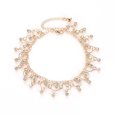 thumbnail image 1 of Bracelet de Cheville pour Femmes, Mode, Chaîne de Cheville à Franges en Strass pour le Yoga, 1 of 10