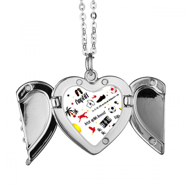 de Alemania de fútbol cultura patron Alas de ángel collar colgante regalo de moda Unbranded M