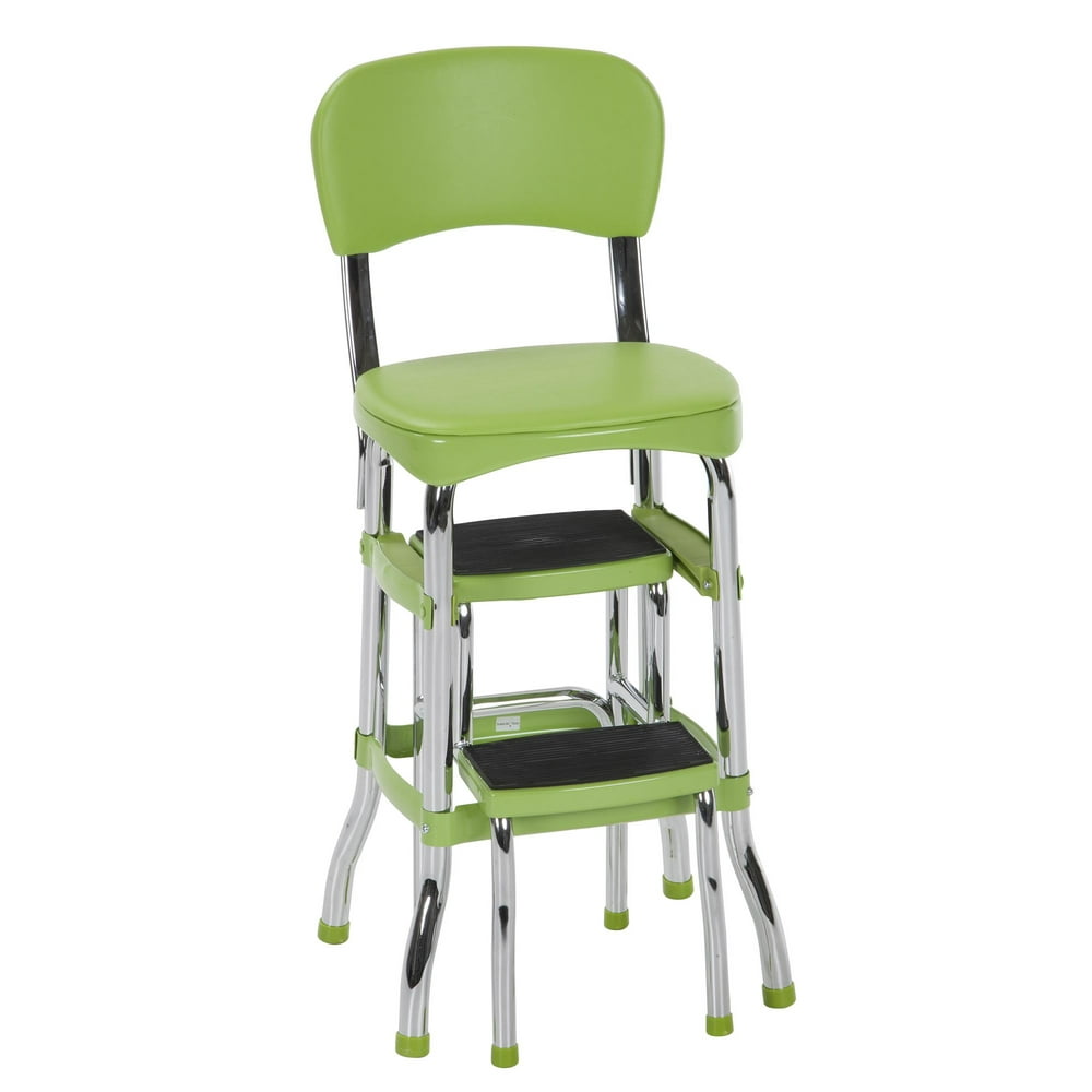 Cosco Green Retro Counter Chair / Step Stool