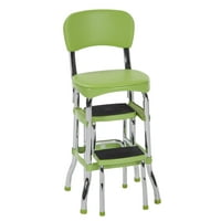 Cosco Green Retro Counter Chair / Step Stool