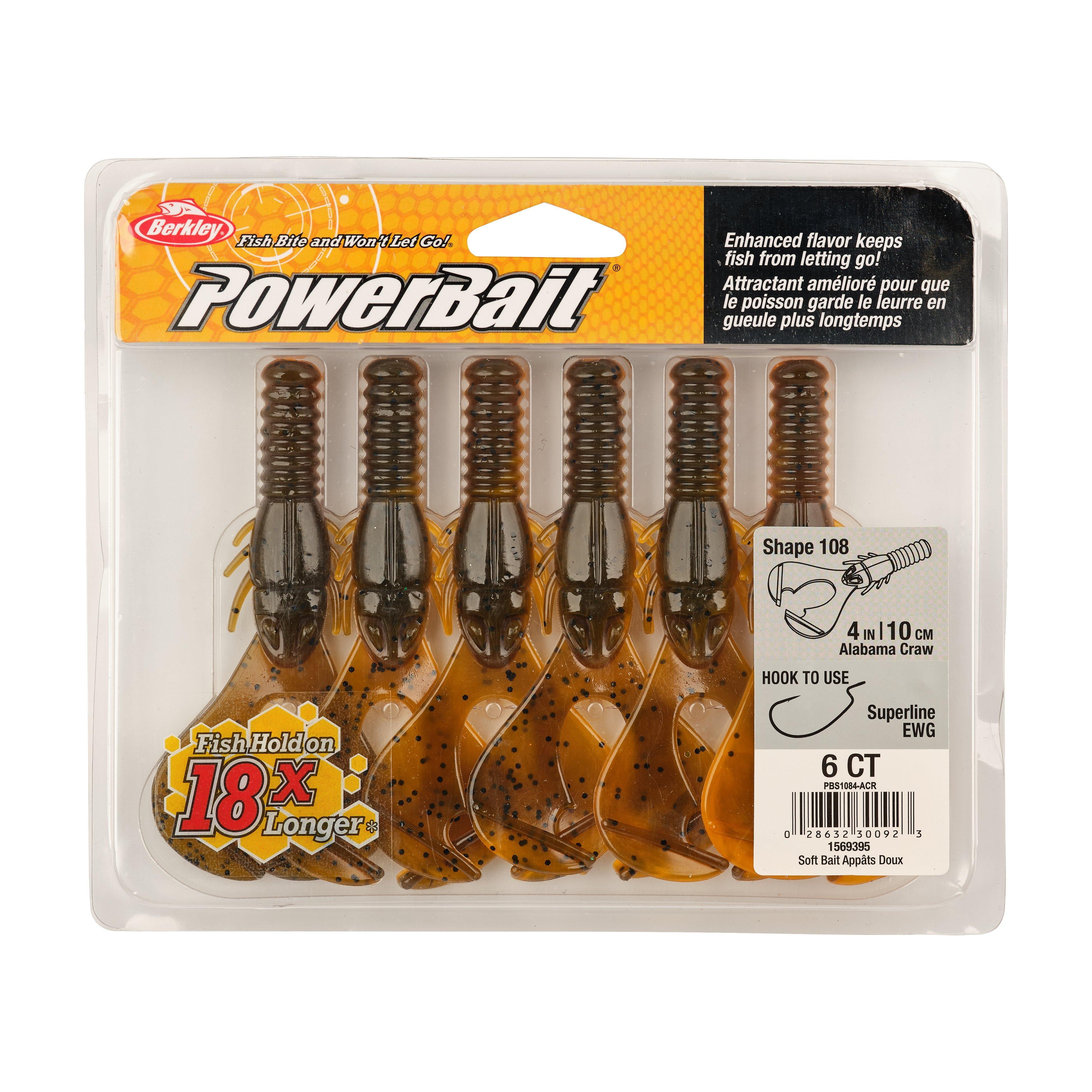 Berkley PowerBait® Shape 108, 4 in, Alabama Craw