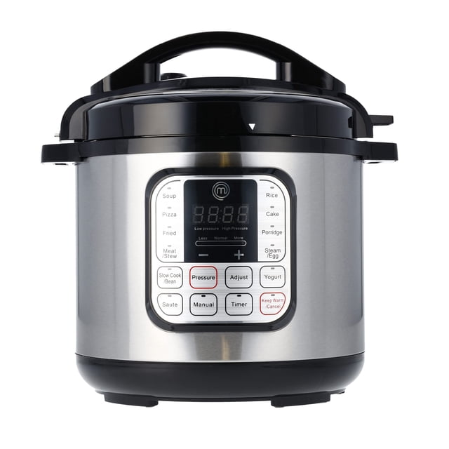 MasterChef - Olla eléctrica a presión 10 en 1 Instapot Multicooker de 6 cuartos de galón, olla de cocción lenta, vaporizador de verduras, máquina de arroz, olla digital programable Insta con 18