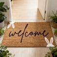 thumbnail image 2 of Easter Welcome Doormat, Easter Bunny Coir Door Mat Egg, Front Door Mat Decor, Non Slip Front Porch Rugs for Home Entrance Decoration (16 x 24 in), 2 of 7