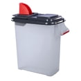 thumbnail image 1 of Buddeez Wood Dispenser Pellet Storage, Clear/Gray, 1 of 4
