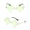 Green, variant on Under $5 Cartoon Mushroom Sunglasses for Women Irregular Mushroom Shape Shades Colorful Transparent Novelty Party Sun Glasses Festival Photo Booth Eyewear Rimless Frameless