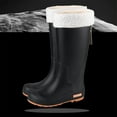 thumbnail image 4 of Womens Summer Tops, Fashion Casual Spring Summer Japanese Style Solid Color Waterproof High Top, Women's Rain Boots, 4 of 5