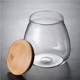 thumbnail image 4 of Ounissouiy Lata de almacenamiento de vidrio con tapa de Frasco de cocina transparente de vidrio para frijoles Mermeladas de arroz Galletas Dulces Almacenamiento y organización del hogar 400ml Ounissouiy HA045481-01, 4 of 6