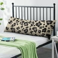thumbnail image 2 of Leopard Print Body Pillow Cover – Soft & Breathable, Hidden Zipper, 20"x54", Fashion Animal Print – Cheetah & Tropical Spots, Perfect Gift for Side Sleepers, Pregnancy, Modern Home Decor, 2 of 7